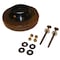 Proflo Heavy Duty Wax Bowl Ring with Horn, Extra Wax, and Bolt Kit PFWRWHXWWB - alternate 2